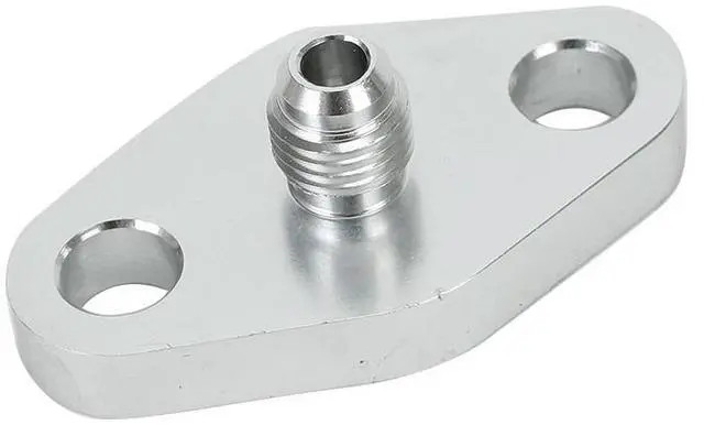 Alt view image 6 of 7 - BLACK TURBO OIL DRAIN RETURN + FEED LINE FOR T3 T4 GT35 T60 T61 T70 COMPLETE KIT