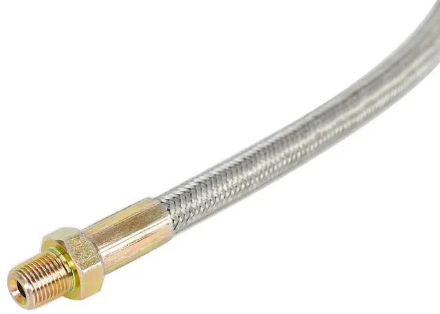 Alt view image 4 of 7 - BLACK TURBO OIL DRAIN RETURN + FEED LINE FOR T3 T4 GT35 T60 T61 T70 COMPLETE KIT