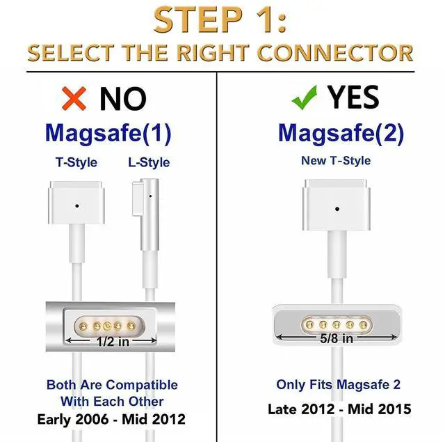 Alt view image 2 of 7 - 85W Power Adapter Charger for MacBook Pro Retina 15" 2013 2014 2015