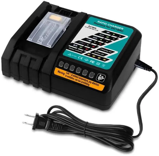 Main image of 18V Dual-Port Fast Charger for 18V LXT Batteries - Fast Charging BL1860B, BL1850B, and BL1840B