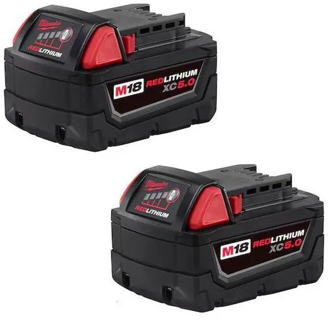 Main image of Milwaukee 48-11-1850 2 Pack M18 18V Lithium-Ion Battery 48-11-1852