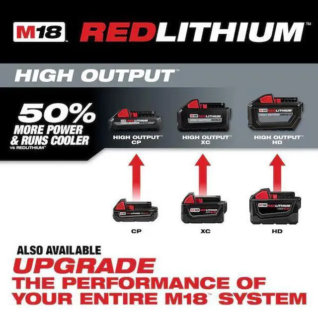Alt view image 6 of 7 - Milwaukee 48-11-1850 2 Pack M18 18V Lithium-Ion Battery 48-11-1852
