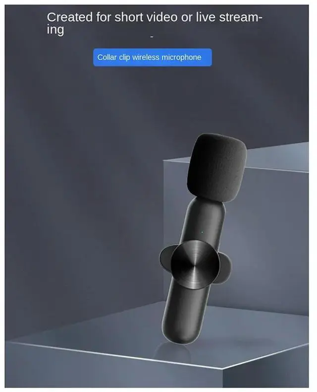 Alt view image 2 of 4 - Wireless Lavalier Microphones Plug And Play Noise Reduction Auto Sync Lapel Mic Live Stream,Vloggers,Interview