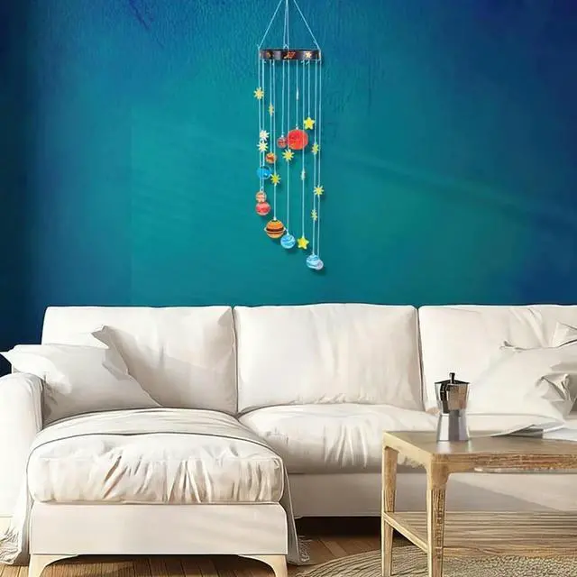Alt view image 4 of 4 - 3D Solar System Model Foam Ball Kit Complete DIY Hanging Solar Project Kit For Hanging Space Christmas Birthday Gift