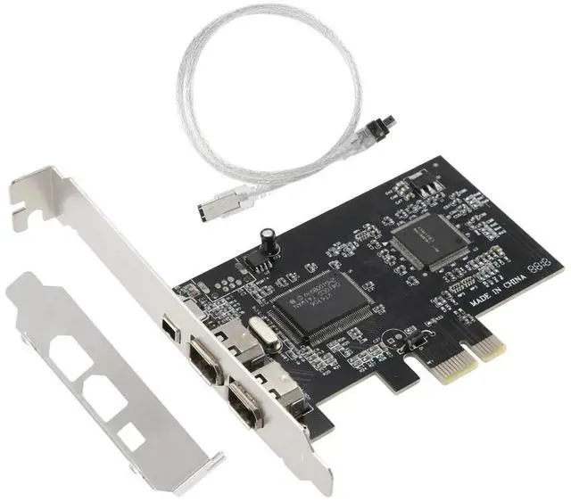 Alt view image 2 of 4 - PCI-E PCI Express Firewire Card, IEEE 1394 Controller Card With Firewire Cable, For Video, Audio Transmission,Etc