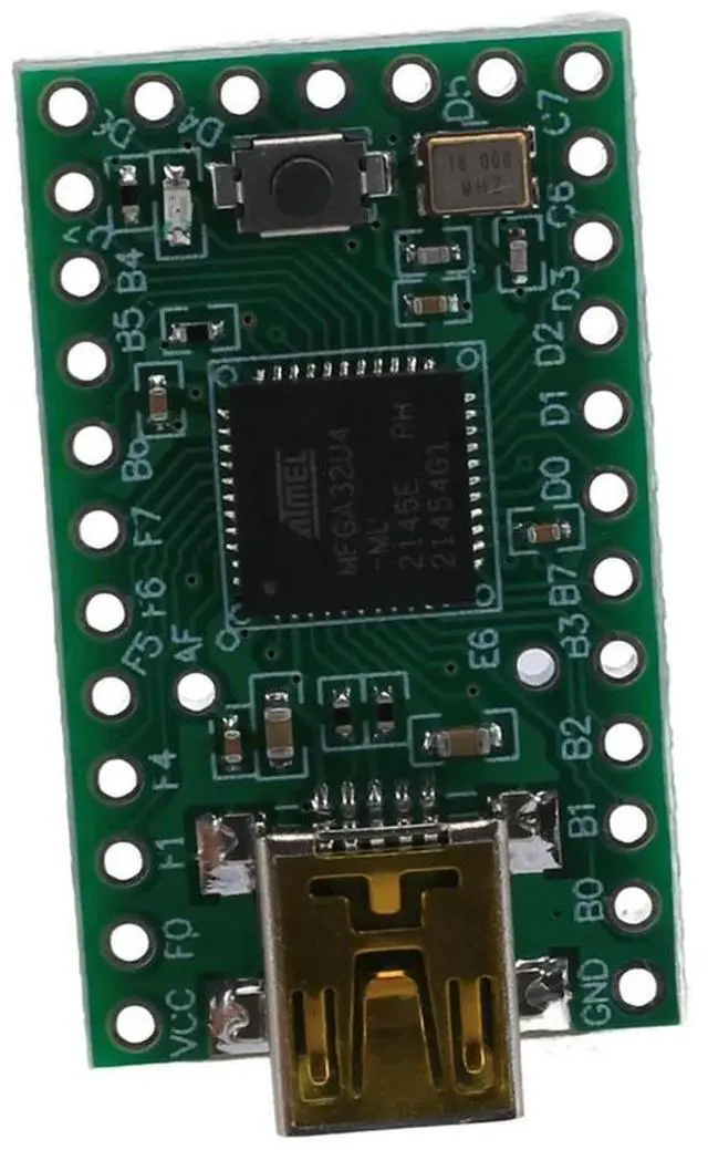 Alt view image 2 of 4 - Teensy 2.0 USB AVR ATMEGA32U4 Development Board Expansion Board U Disk Experiment Board With Data Cable For
