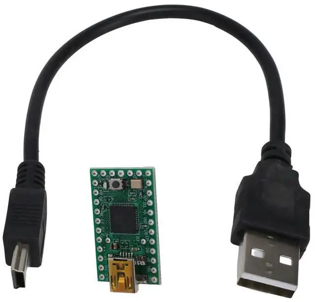 Alt view image 3 of 4 - Teensy 2.0 USB AVR ATMEGA32U4 Development Board Expansion Board U Disk Experiment Board With Data Cable For