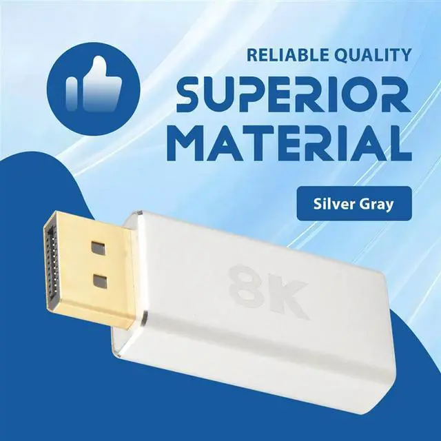 Alt view image 2 of 4 - Active Standard DP1.4 To -Compatible 2.1 Adapter, Dp To -Compatible Cable Converter, Support 8K@60Hz