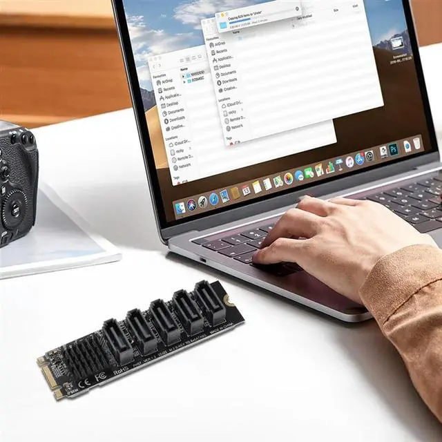 Main image of M.2 NGFF B-Key SATA Change 5 Port Expansion Card 6Gbps Expansion Card JM575 Chipset