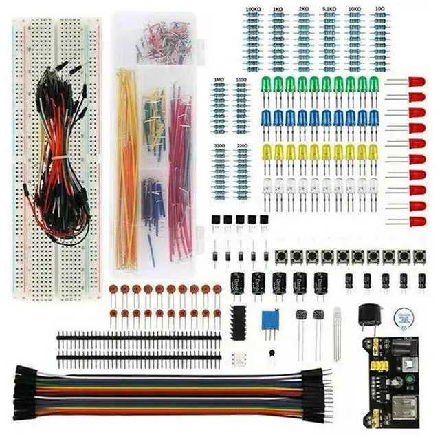 Alt view image 2 of 4 - MB-102 DIY Project Starter Kit For UNO R3 Kit Electronic DIY Kit Electronic Component Set With Points Breadboard