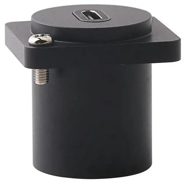 Alt view image 4 of 4 - USB USBC Type C Typec Female To Female F-F Panel Mount Extention Round Adapter