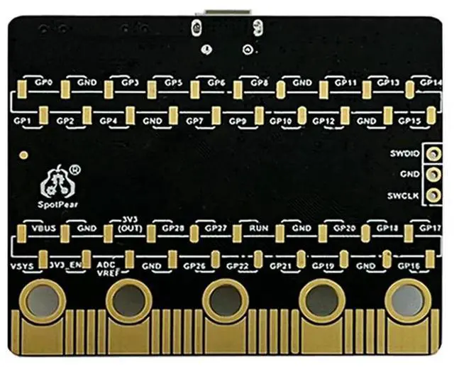 Main image of 2PCS For Raspberry Pi PICO RP2040 Bit Motherboard Compatible With BBC Microbit Shape Python Programming Motherboard