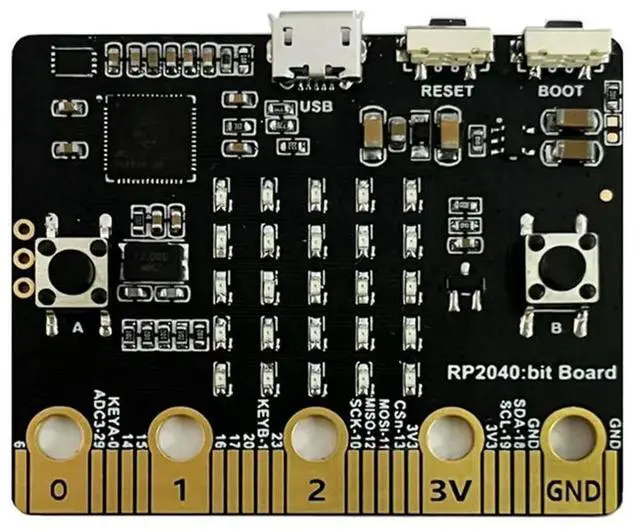 Alt view image 3 of 4 - 2PCS For Raspberry Pi PICO RP2040 Bit Motherboard Compatible With BBC Microbit Shape Python Programming Motherboard