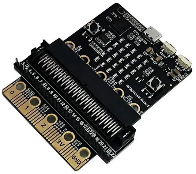 Alt view image 4 of 4 - 2PCS For Raspberry Pi PICO RP2040 Bit Motherboard Compatible With BBC Microbit Shape Python Programming Motherboard