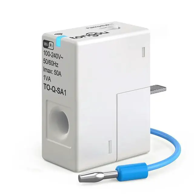 Alt view image 3 of 4 - TONGOU Tuya Energy Accessories With Kwh Monitoring And Prepaid Function Real-Time Temperature 1-50A