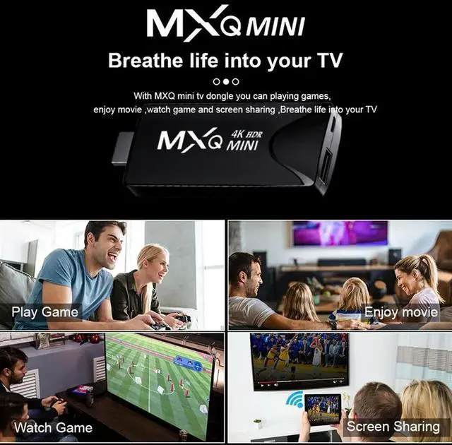 Main image of Mini TV Stick Android 10 Quad Core HD Play Store 2.4G TV Stick Android H.265 Media Player Set