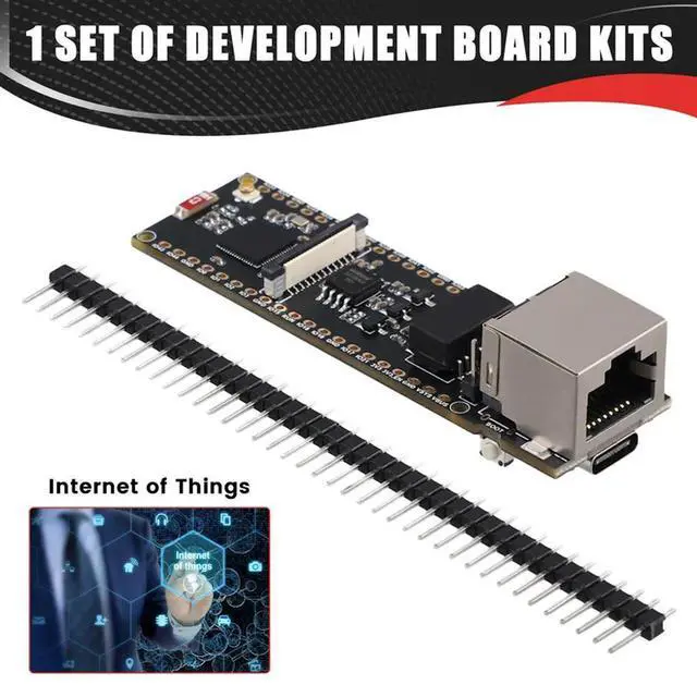Main image of ESP32-S3 ETH Cam Ethernet Development Board Supports Wi-Fi, Bluetooth And Ethernet Communications For Raspberry Pi Pico