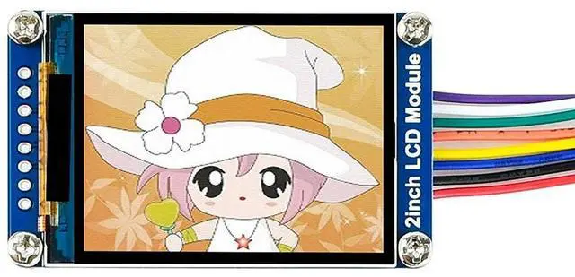 Main image of Waveshare 2Inch IPS LCD Display For Raspberry Pi Pico,65K RGB Colors, 320X240 Pixels, SPI Interface Embedded ST7789VW Dri