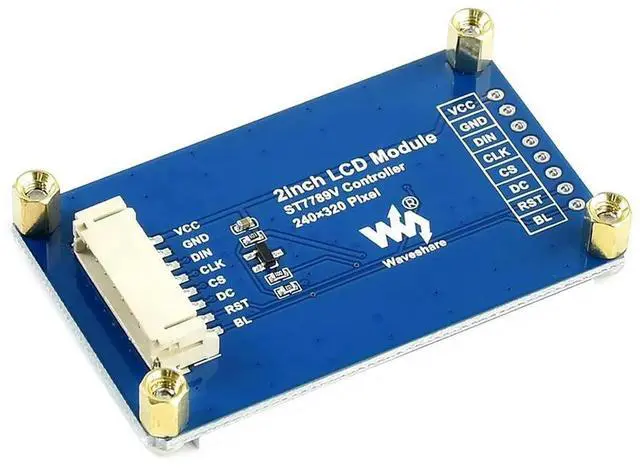 Alt view image 4 of 4 - Waveshare 2Inch IPS LCD Display For Raspberry Pi Pico,65K RGB Colors, 320X240 Pixels, SPI Interface Embedded ST7789VW Dri