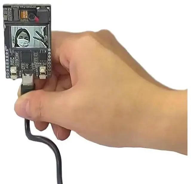 Alt view image 4 of 4 - 1 PCS For Raspberry Pi Pico RP2040 Camera Development Board PICO-CAM-B 1.14Inch ST 7789 LCD Display Module With Buzzer Black