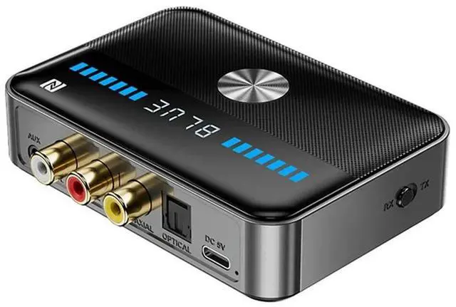 Alt view image 3 of 4 - Bluetooth 5.3 Receiver Transmitter 3.5Mm Aux Coaxial Optical To Analog Audio Adapter Plastic Hifi NFC DAC Convert