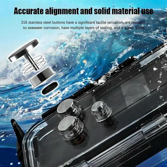Main image of Dive Case For OSMO Pocket 3 Action Camera, Diving Protective Housing Shell Cover ,45M Underwater Photography Parts
