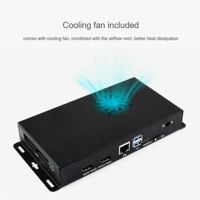 Main image of CM5 l Case For Raspberry Pi Compute Module 5 IO Board With Cooling Fan