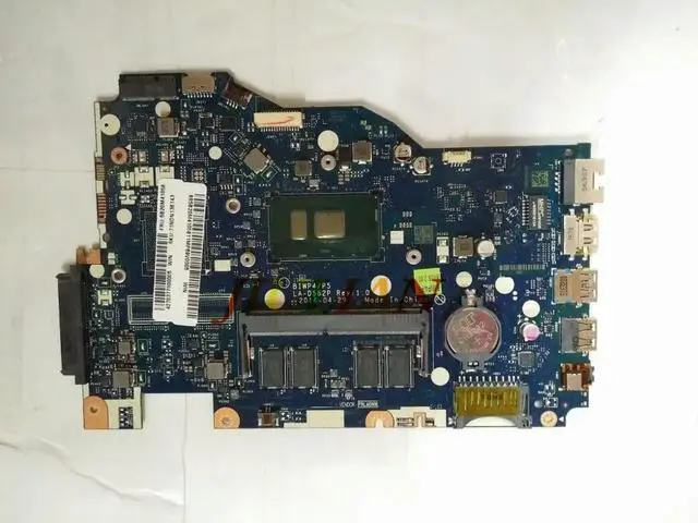 Main image of BIWP4/P5 LA-D562P Mainboard For 110-15ISK Laptop Motherboard w/ i3-6100U 2.3GHz CPU 5B20M41058 test
