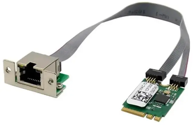 Alt view image 3 of 7 - M.2 A+E KEY 2.5G Ethernet LAN Card RTL8125B Industrial Control Network Card PCI Expansion Network Adapter