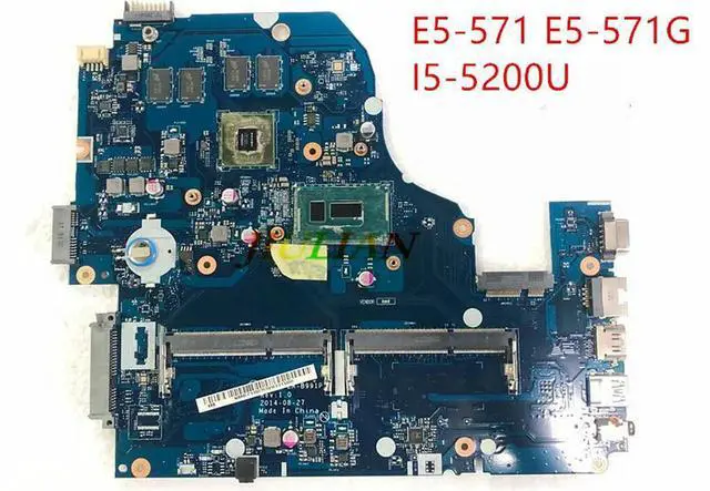 Main image of Working Mainboards A5WAH LA-B991P For Aspire E5-571 E5-571G Laptop Motherboards NB.MLC11.007  NBMLC11007 With CPU I5-5200U