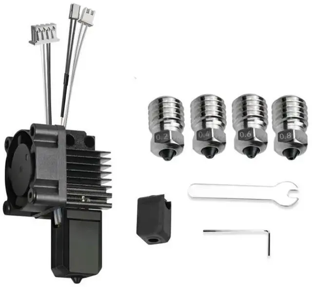 Main image of YOC-Bi-l Nozzle Print Head With Cooling Fan V2.0 For X1 X1C 3D Printer Hotend Kit 3D Printing Parts