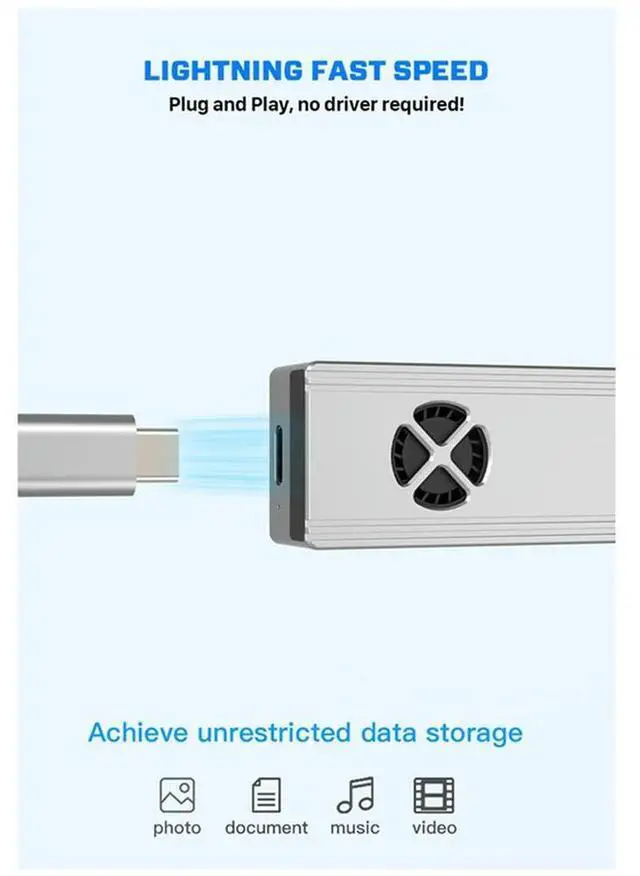 Alt view image 2 of 4 - 20G M.2 Solid State Drive Box NGFF-NVME Dual Protocol External Reading Notebook Mobile Phone Office Use