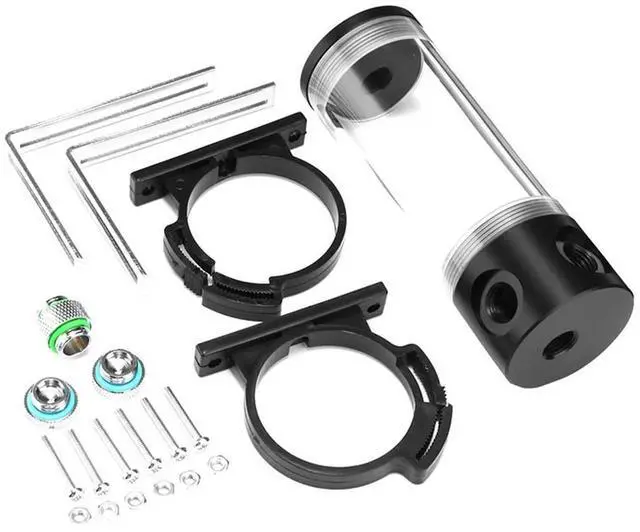 Main image of Acrylic Cylinder Reservoir Water Tank G1/4 50Mm X 140Mm For Pc Liquid Cooling Water Cooling Kit For Computer Cpu