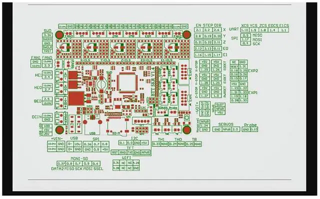 Alt view image 4 of 4 - BIGTREETECH BTT SKR 1.4 Motherboard 3D Printer Parts 32Bit Control Board For Ender 3 V2 Upgrade For Voron 2.4 DIY
