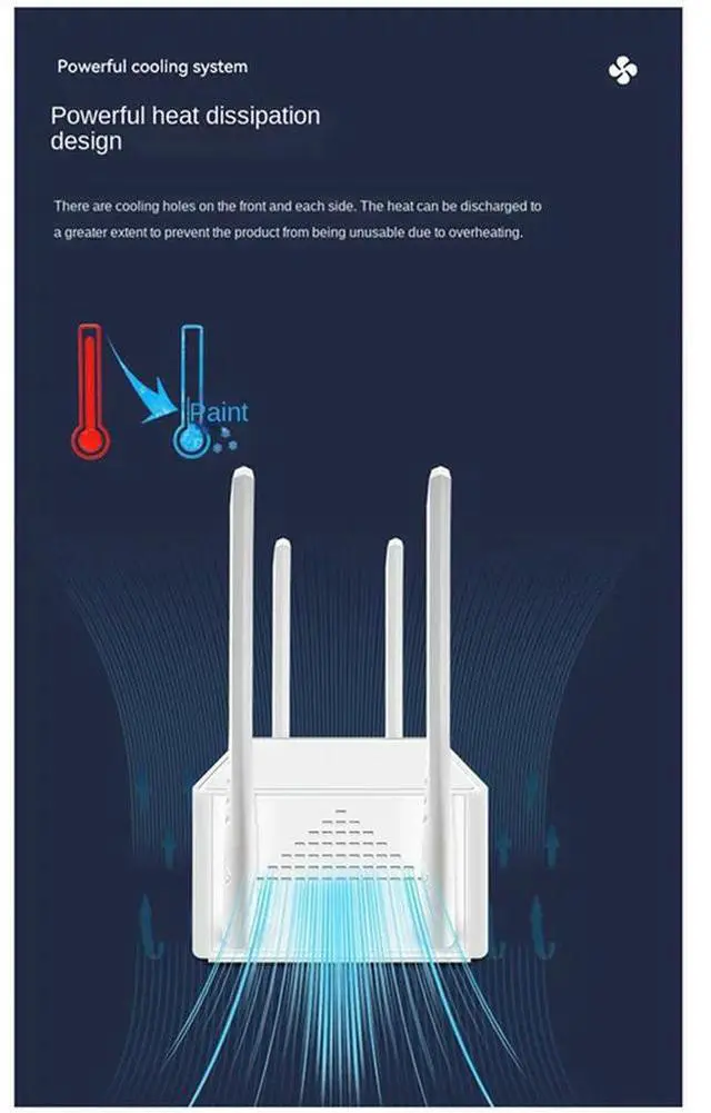 Alt view image 2 of 4 - 4G Home Router Wide Coverage 300M 2XRJ45 Cat4 4G LTE Sim Card Wireless Router With External Antenna EU-Plug Easy