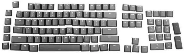 Alt view image 2 of 4 - 109 Keycaps For G915/G913/G815/G813 TKL RGB Mechanical Gaming Keyboard Full Set Of Keycaps