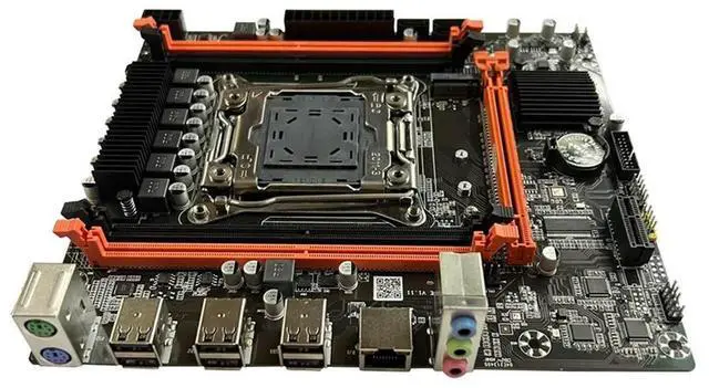 Alt view image 4 of 4 - X99E Motherboard Dual Channel Supports 4XDDR4 RECC RAM PCIE X16 Nvme Gigabit LAN Card Computer Desktop Motherboard