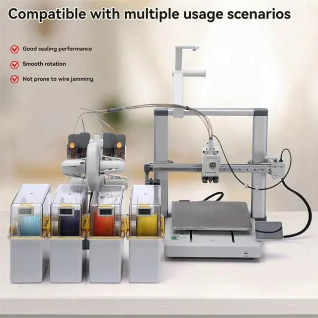Alt view image 3 of 4 - YOC-For 3D Printer Parts Plastic Drying Box For PLA ABS PETG Filament Dryer Box For 3D Printer Continuous Drying Equipment