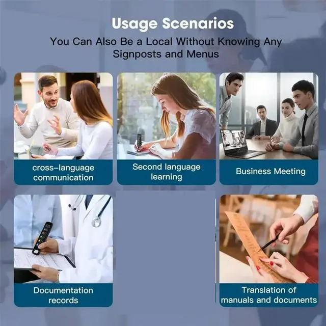 Alt view image 2 of 4 - X10 Reading Translation Pen Translation Pen 142 Language Voice Scanning Pen Mutual Translation Dictionary AI Translator P