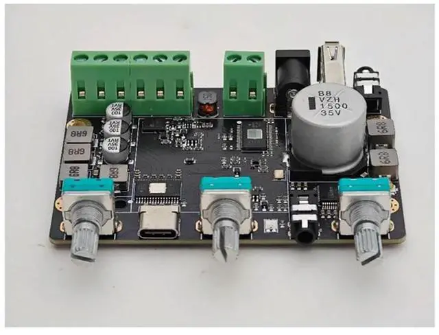 Alt view image 3 of 4 - Bluetooth 2.1 DSP Power Amplifier 2X50w+100W Subwoofer Amplifiers Three Channel 31 Segment EQ Amplificador Easy To Use