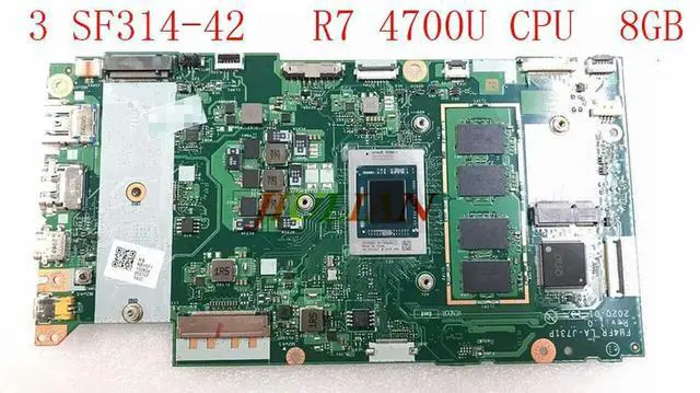 Main image of Scheda Madre LA-J731P For Swift 3 SF314-42 Laptop Motherboard Ryzen 7 4700U 8GB Ram NBHSF11008 NB.HSF11.008 OK