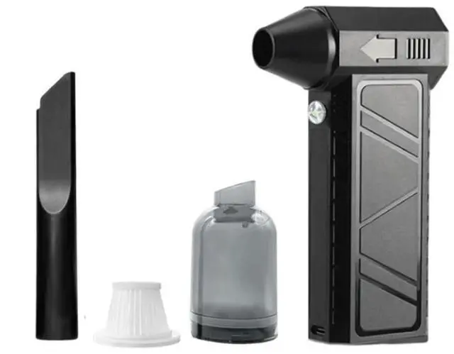 Alt view image 2 of 4 - 100000RPM Air Blower Turbo Jet Fan Vacuum Dust Cleaner Charging 52M/S High-Speed 4 Gear Wind Speed Turbo Violent Fan