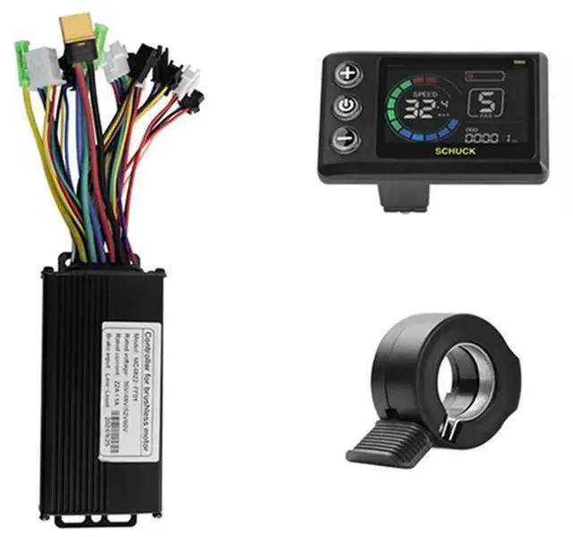 Alt view image 2 of 4 - 36V 48V 22A Brushless Controller S869 Meter LCD Display 24V-72V+Throttle Kit Forelectric Scooter E-Bike Repair Kit