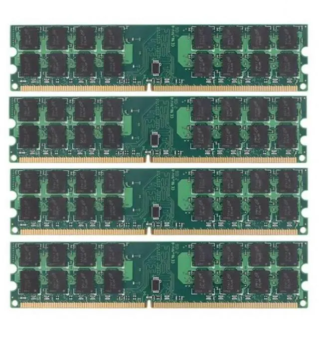 Main image of 16GB 4X4GB PC2-6400 DDR2 800MHZ 240Pin For Dedicated Desktop Memory Ram 1.8V SDRAM Only For