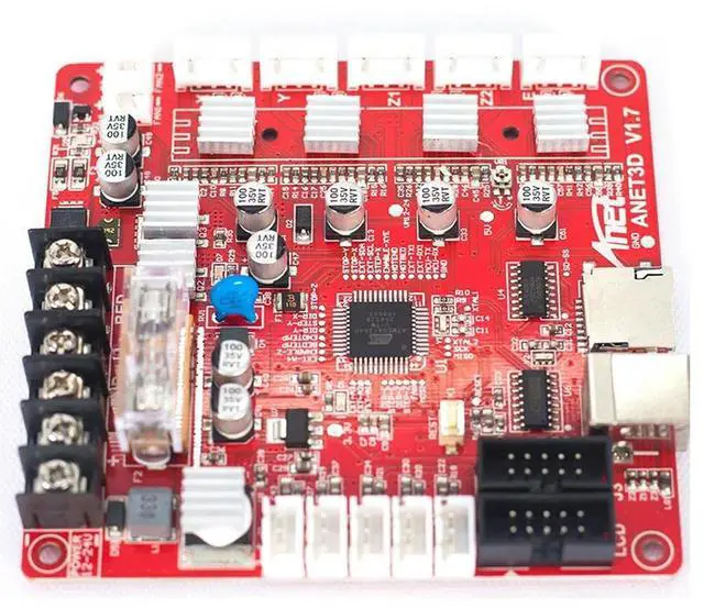 Alt view image 2 of 4 - Anet Mainboard A1284-Base V1.7 Base Control Board Mother Board For Reprap 3D Printer Part 3D Printer Accessories