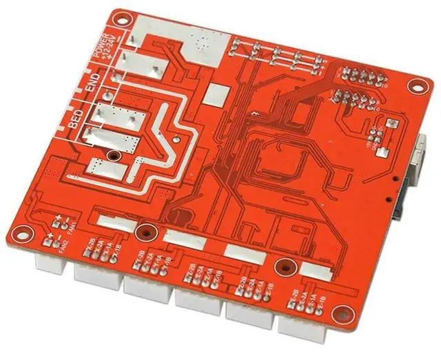 Alt view image 4 of 4 - Anet Mainboard A1284-Base V1.7 Base Control Board Mother Board For Reprap 3D Printer Part 3D Printer Accessories