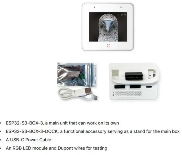 Alt view image 3 of 4 - ESP32-S3-BOX-3B ESP32-S3 AIOT Application Development Kit LVGL GUI Development Kit For Alot, Edge AI, And Ilot Fields