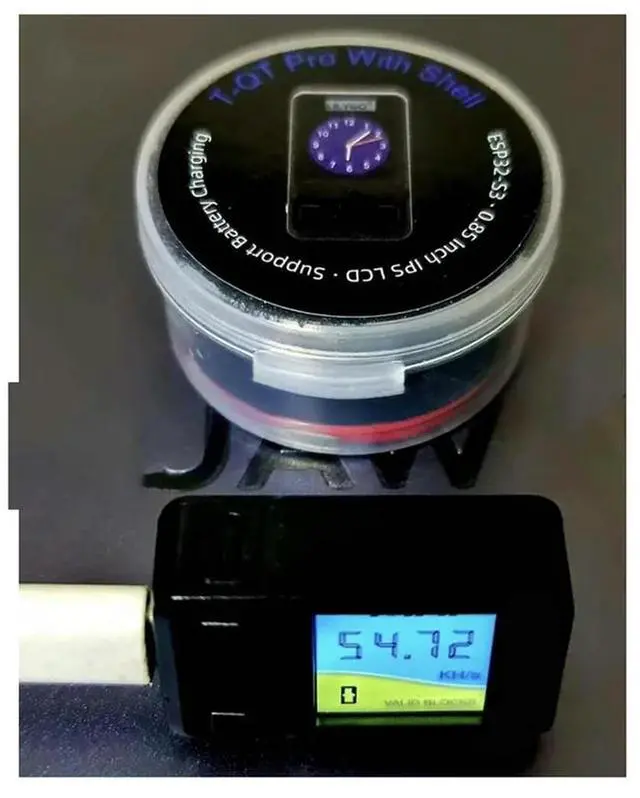 Main image of Shell Included Nerd Miner Mini V2.0 T-QT Pro BTC Crypto Solo Lottery Nerdminer 55K/S Hashrate 320GB