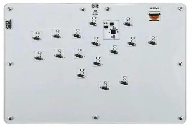 Alt view image 3 of 4 - Arcade Joystick Hitbox Controller RGB Fighting Game Keyboard 16 Keys All-Button Controller For PS5 PS4 PS3 Steam Deck