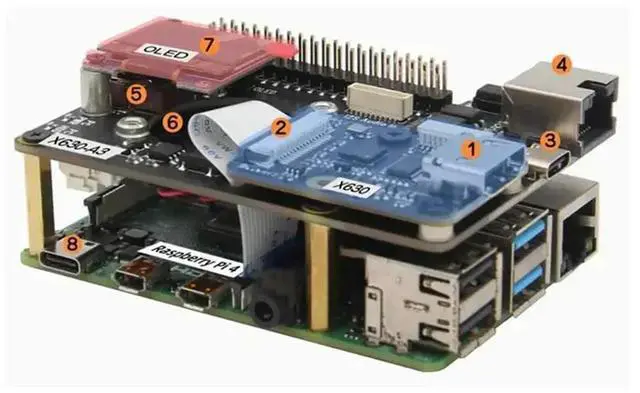 Alt view image 2 of 4 - KVM-A3for Raspberry Pi 4 Based KVM Operation And Maintenance Of Over IP Server -Compatible To CSI For Raspberry Pi 4